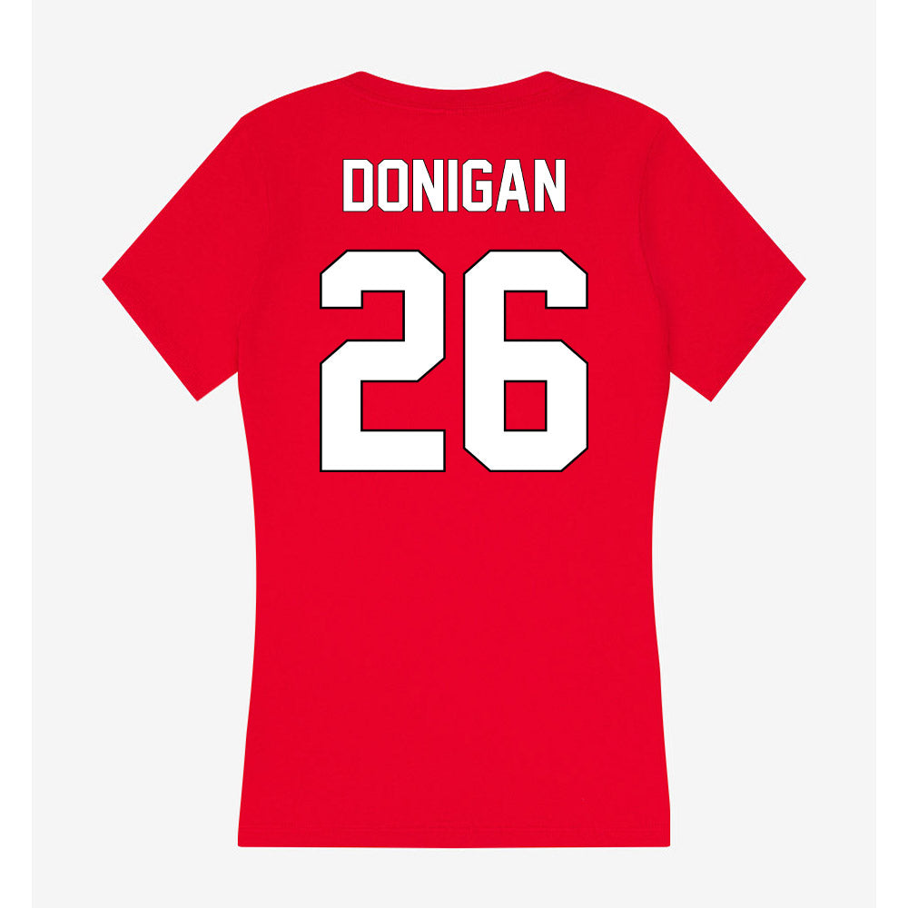 Maryland - NCAA Baseball : Steven Donigan - Women's V-Neck T-Shirt-1