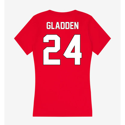 Maryland - NCAA Baseball : james gladden - Women's V-Neck T-Shirt-1