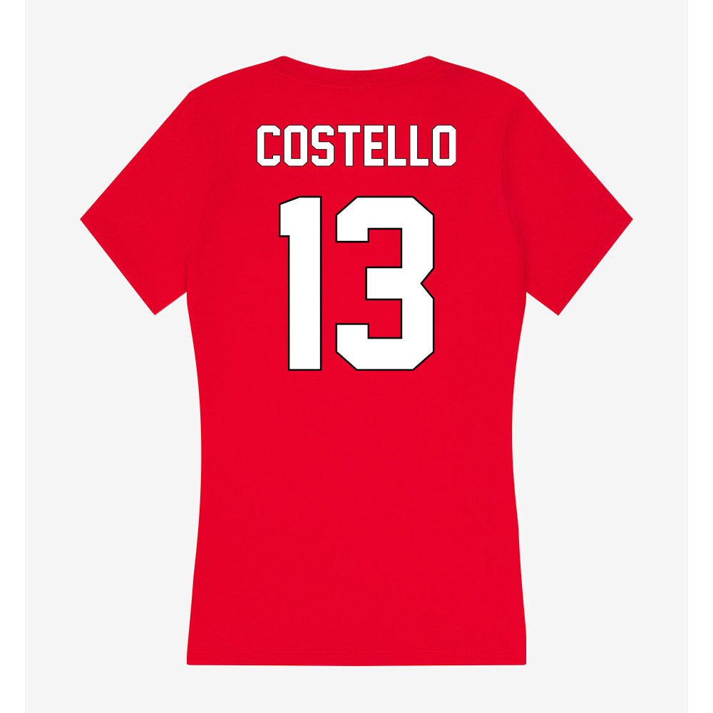 Maryland - NCAA Baseball : Ryan Costello - Women's V-Neck T-Shirt-1