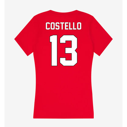 Maryland - NCAA Baseball : Ryan Costello - Women's V-Neck T-Shirt-1