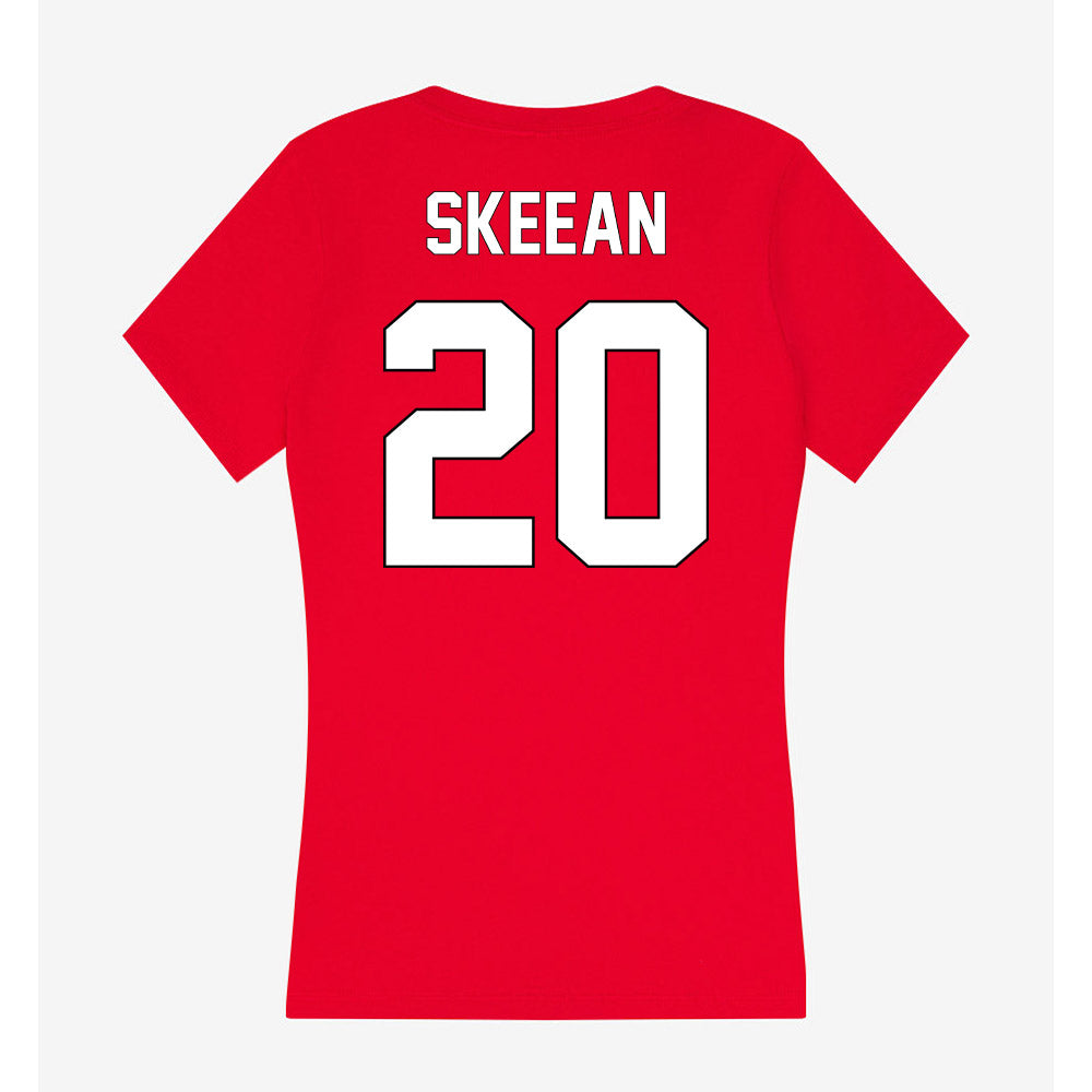 Maryland - NCAA Men's Lacrosse : Oliver Skeean - Women's V-Neck T-Shirt-1