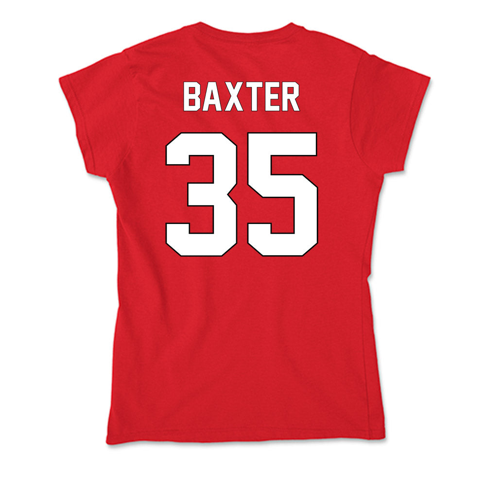 Maryland - Men's Basketball Alumni : Lonny Baxter - Soft Style Women’s T-Shirt-1