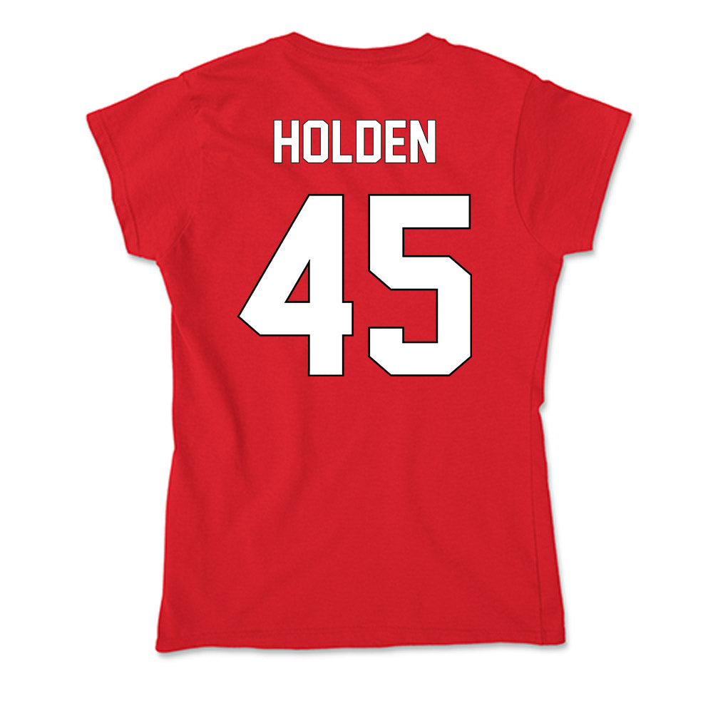 Maryland - Men's Basketball Alumni : Tahj Holden - Soft Style Women’s T-Shirt-1