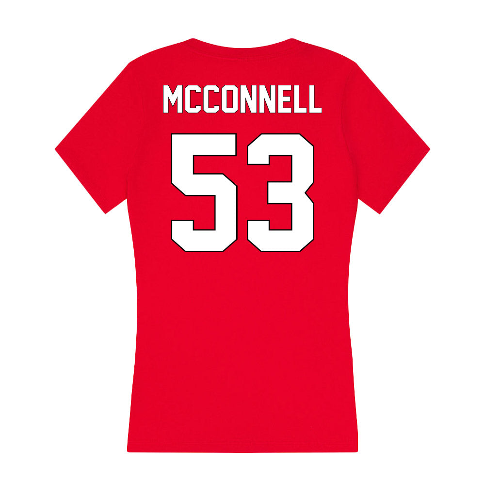 Maryland - NCAA Football : Kellen McConnell - Women's V-Neck T-Shirt-1