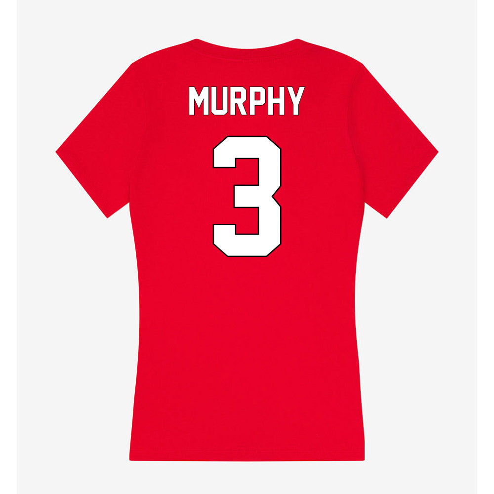 Maryland - NCAA Softball : Bailey Murphy - Women's V-Neck T-Shirt-1