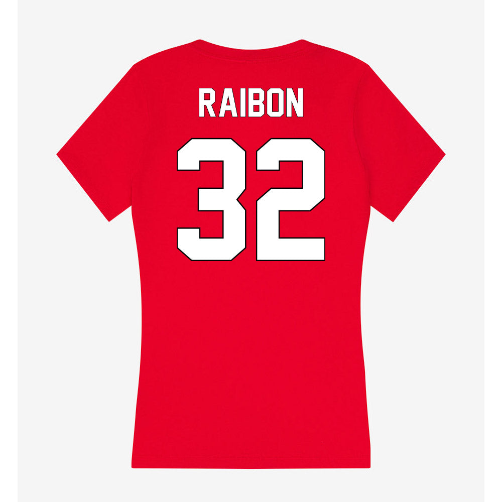 Maryland - NCAA Women's Soccer : Taryn Raibon - Women's V-Neck T-Shirt-1
