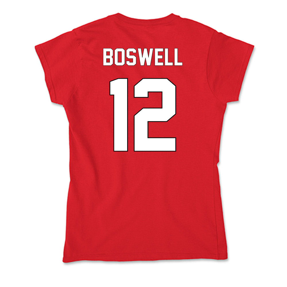 Maryland - NCAA Men's Basketball : Bishop Boswell - Soft Style Women’s T-Shirt-1