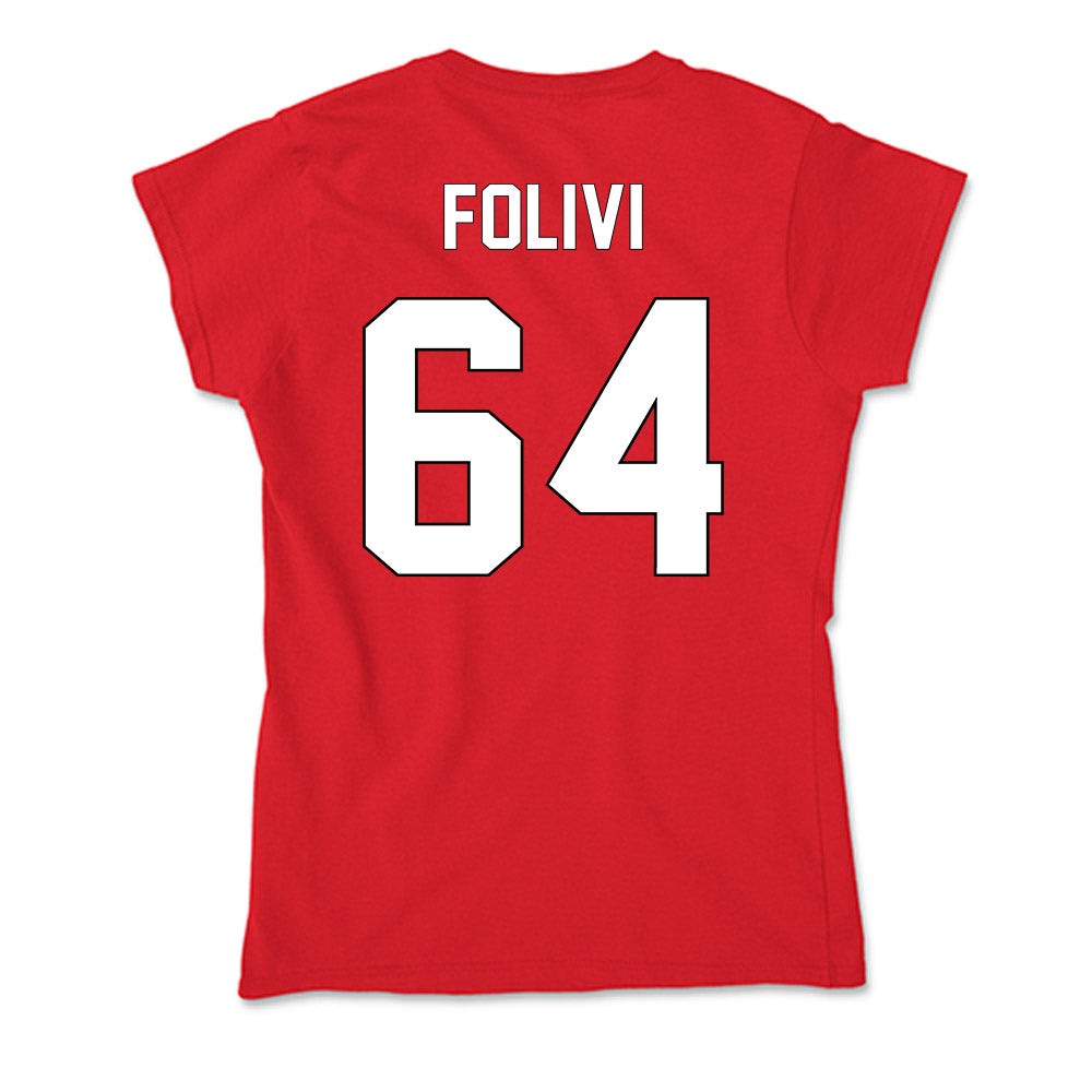 Maryland - NCAA Football : Aaron Folivi - Soft Style Women’s T-Shirt-1
