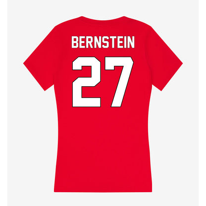 Maryland - NCAA Men's Soccer : Henry Bernstein - Women's V-Neck T-Shirt-1