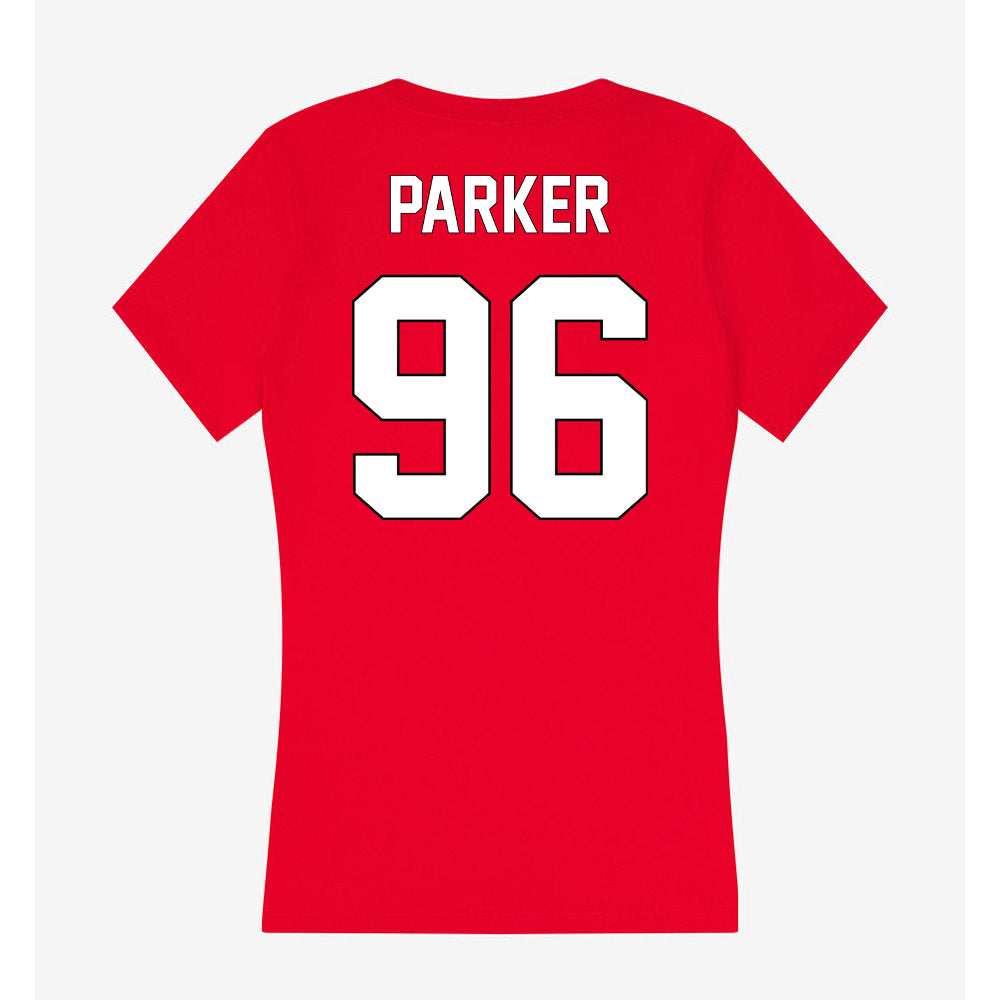 Maryland - NCAA Football : Jayvon Parker - Women's V-Neck T-Shirt-1