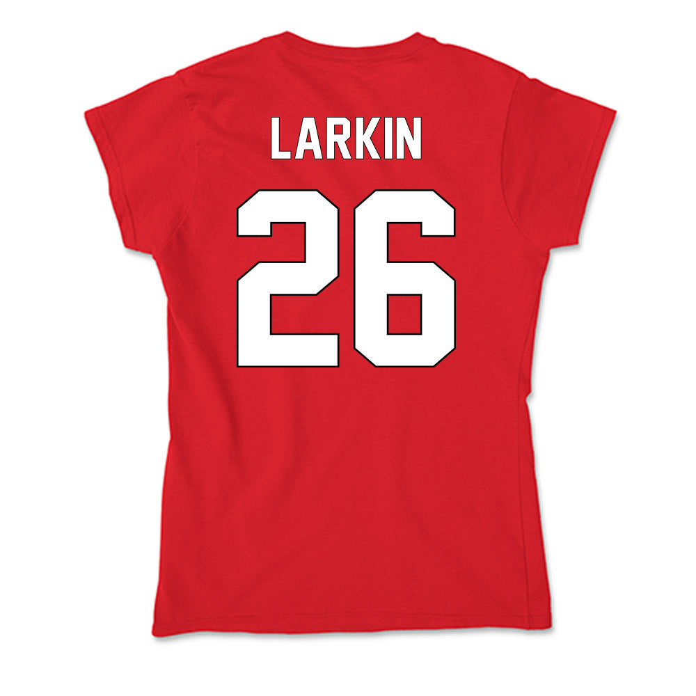 Maryland - NCAA Men's Lacrosse : AJ Larkin - Soft Style Women’s T-Shirt-1