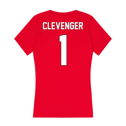 Maryland - NCAA Women's Lacrosse : Maisy Clevenger - Women's V-Neck T-Shirt-1