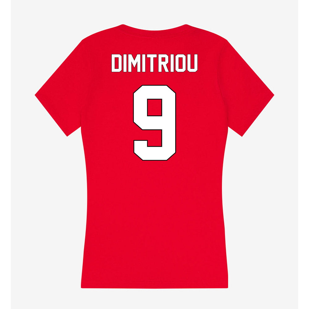 Maryland - undefined : Ioanna Dimitriou - Women's V-Neck T-Shirt-1