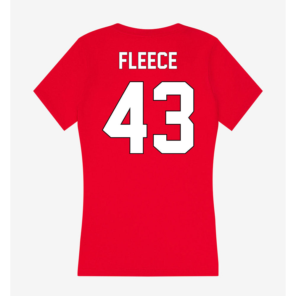 Maryland - NCAA Men's Lacrosse : Trey Fleece - Women's V-Neck T-Shirt-1