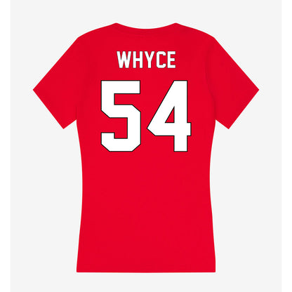 Maryland - NCAA Football : JaMarcus Whyce - Women's V-Neck T-Shirt-1