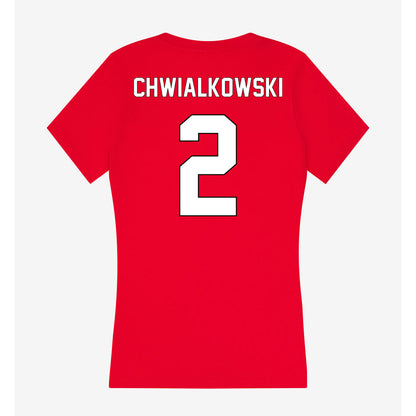 Maryland - undefined : Raina Chwialkowski - Women's V-Neck T-Shirt-1