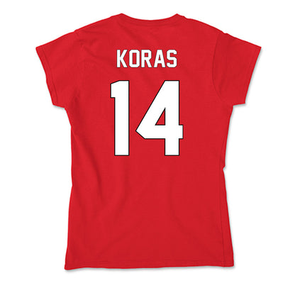 Maryland - NCAA Men's Lacrosse : Charlie Koras - Soft Style Women’s T-Shirt-1