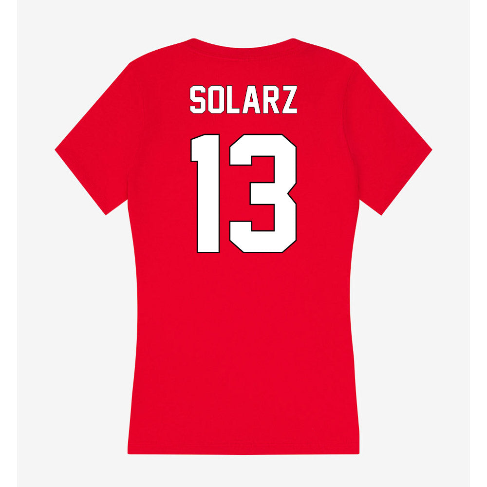 Maryland - NCAA Softball : Gracelyn Solarz - Women's V-Neck T-Shirt-1