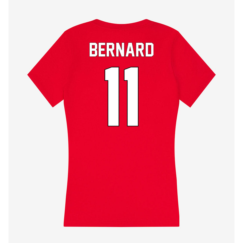Maryland - NCAA Women's Soccer : Drew Bernard - Women's V-Neck T-Shirt-1