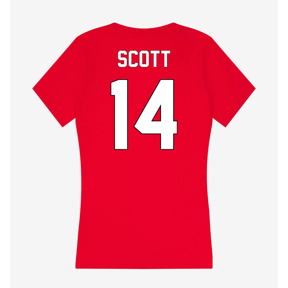 Maryland - undefined : Jordan Scott - Women's V-Neck T-Shirt-1