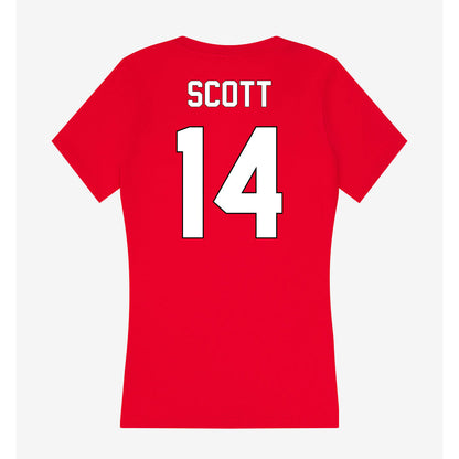 Maryland - undefined : Jordan Scott - Women's V-Neck T-Shirt-1