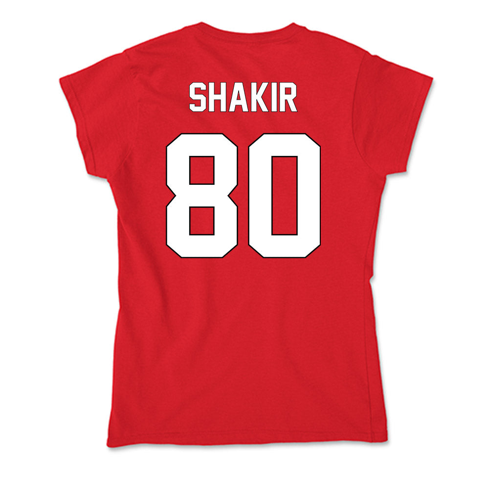 Maryland - NCAA Football : Ejani Shakir - Soft Style Women’s T-Shirt-1
