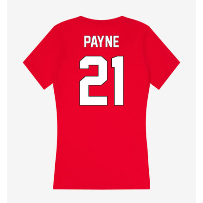 Maryland - NCAA Men's Basketball : Pharrel Payne - Women's V-Neck T-Shirt-1