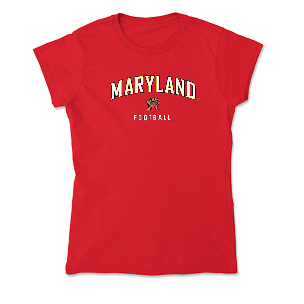 Maryland - NCAA Football : Gavin Edwards - Soft Style Women’s T-Shirt-0