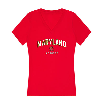 Maryland - NCAA Women's Lacrosse : Avery Bickell - Women's V-Neck T-Shirt-0