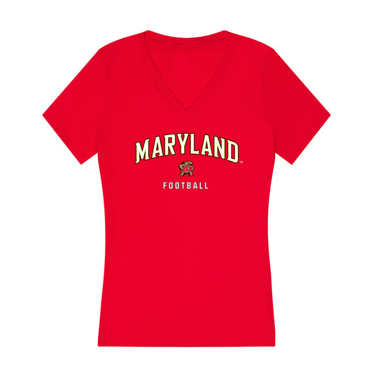 Maryland - NCAA Football : Preston Howard - Women's V-Neck T-Shirt-0