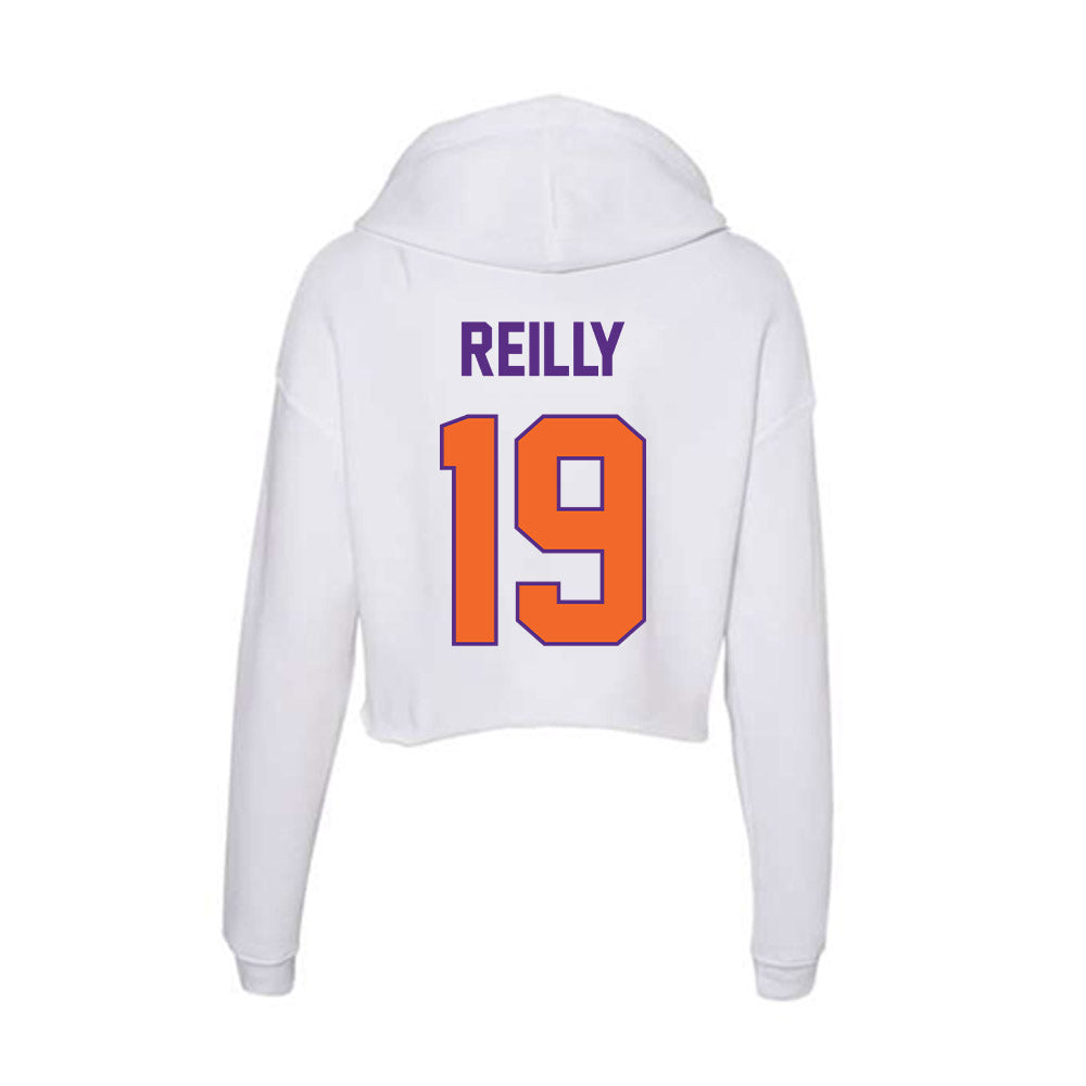 Clemson - NCAA Football : Brayden Reilly - Women's Crop Fleece Hooded Sweatshirt-1