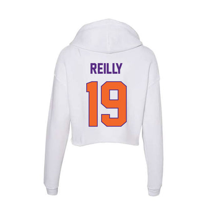 Clemson - NCAA Football : Brayden Reilly - Women's Crop Fleece Hooded Sweatshirt-1