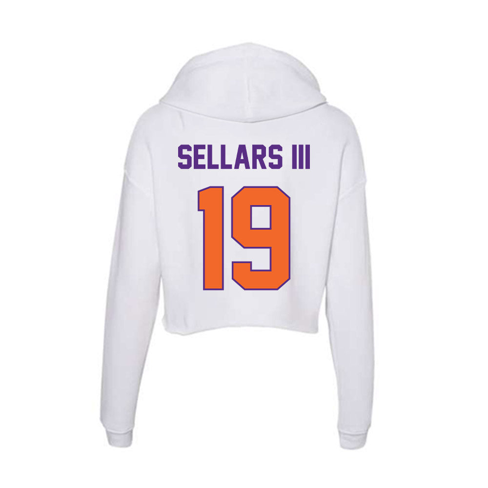 Clemson - NCAA Football : Gordon Sellars III - Women's Crop Fleece Hoodie-1