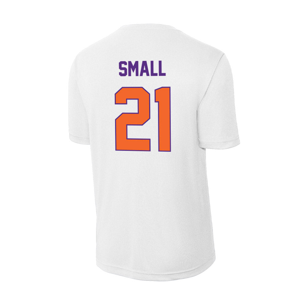 Clemson - NCAA Women's Soccer : Carla Small - Activewear T-Shirt-1