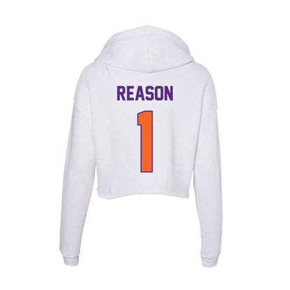 Clemson - NCAA Women's Soccer : Nona Reason - Women's Crop Fleece Hoodie-1
