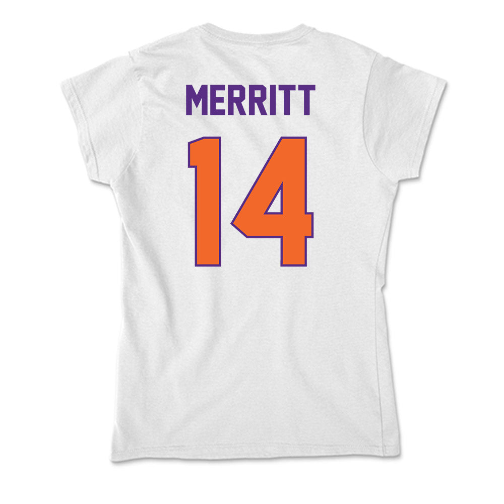 Clemson - NCAA Football : London Merritt - Soft Style Women’s T-Shirt-1