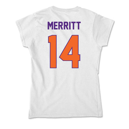 Clemson - NCAA Football : London Merritt - Soft Style Women’s T-Shirt-1