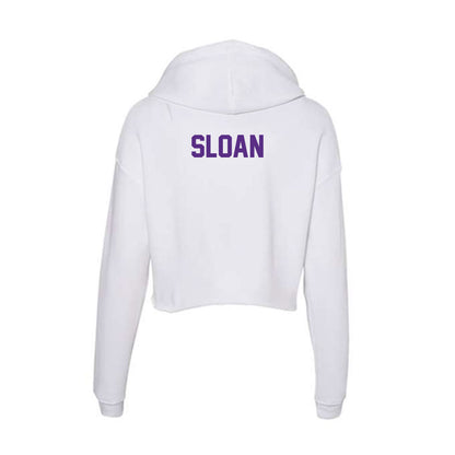 Clemson - NCAA Women's Cross Country : Caelin Sloan - Women's Crop Fleece Hoodie-1