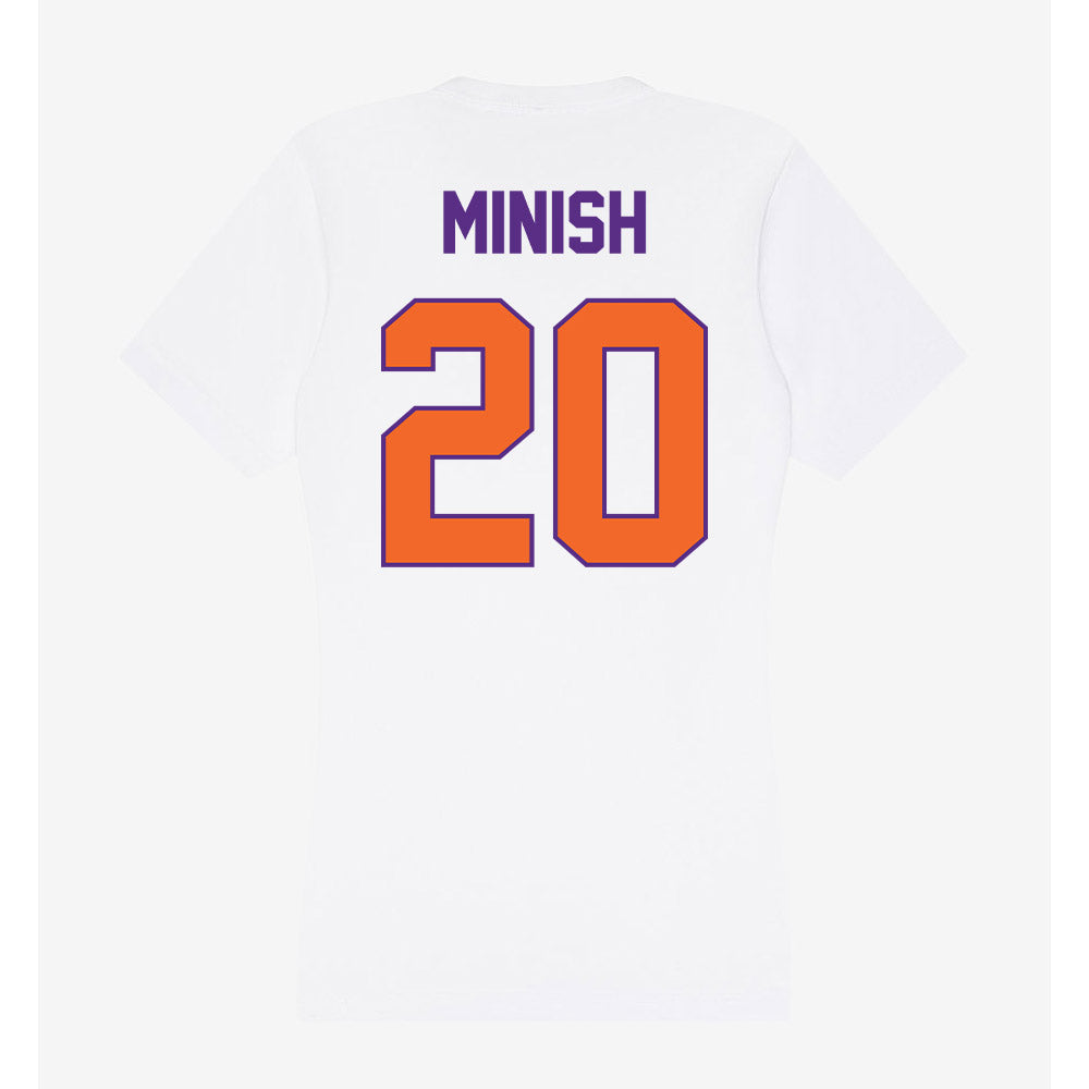 Clemson - NCAA Softball : Samantha Minish - Women's V-Neck T-Shirt-1
