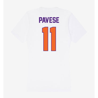 Clemson - NCAA Softball : Mac Pavese - Women's V-Neck T-Shirt-1