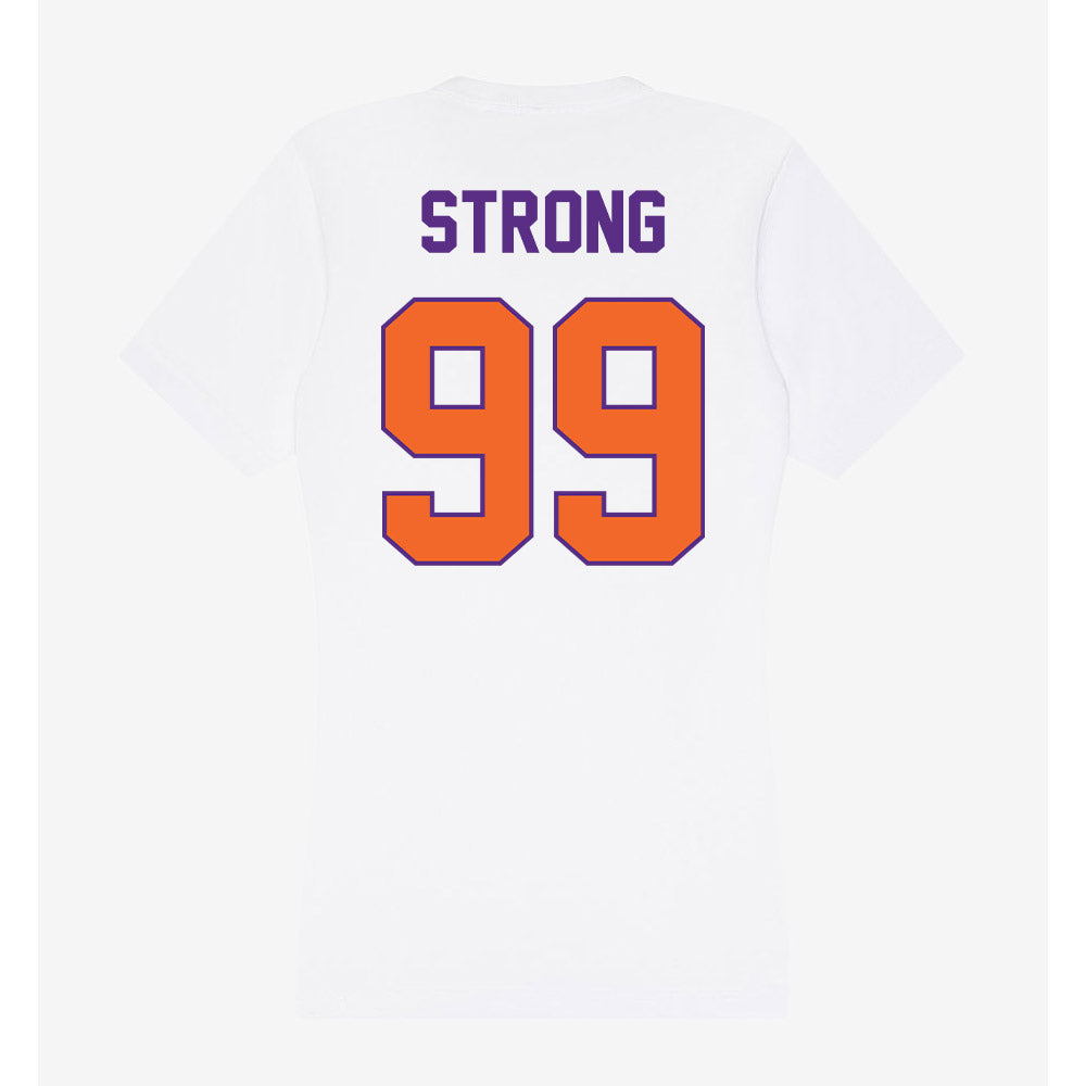 Clemson - NCAA Football : Markus Strong - Women's V-Neck T-Shirt-1