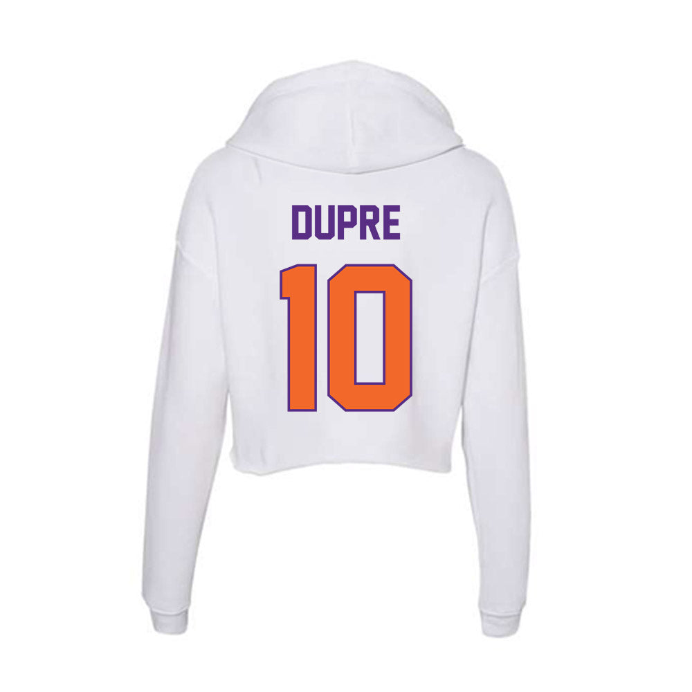 Clemson - NCAA Women's Soccer : Sierra Dupre - Women's Crop Fleece Hoodie-1