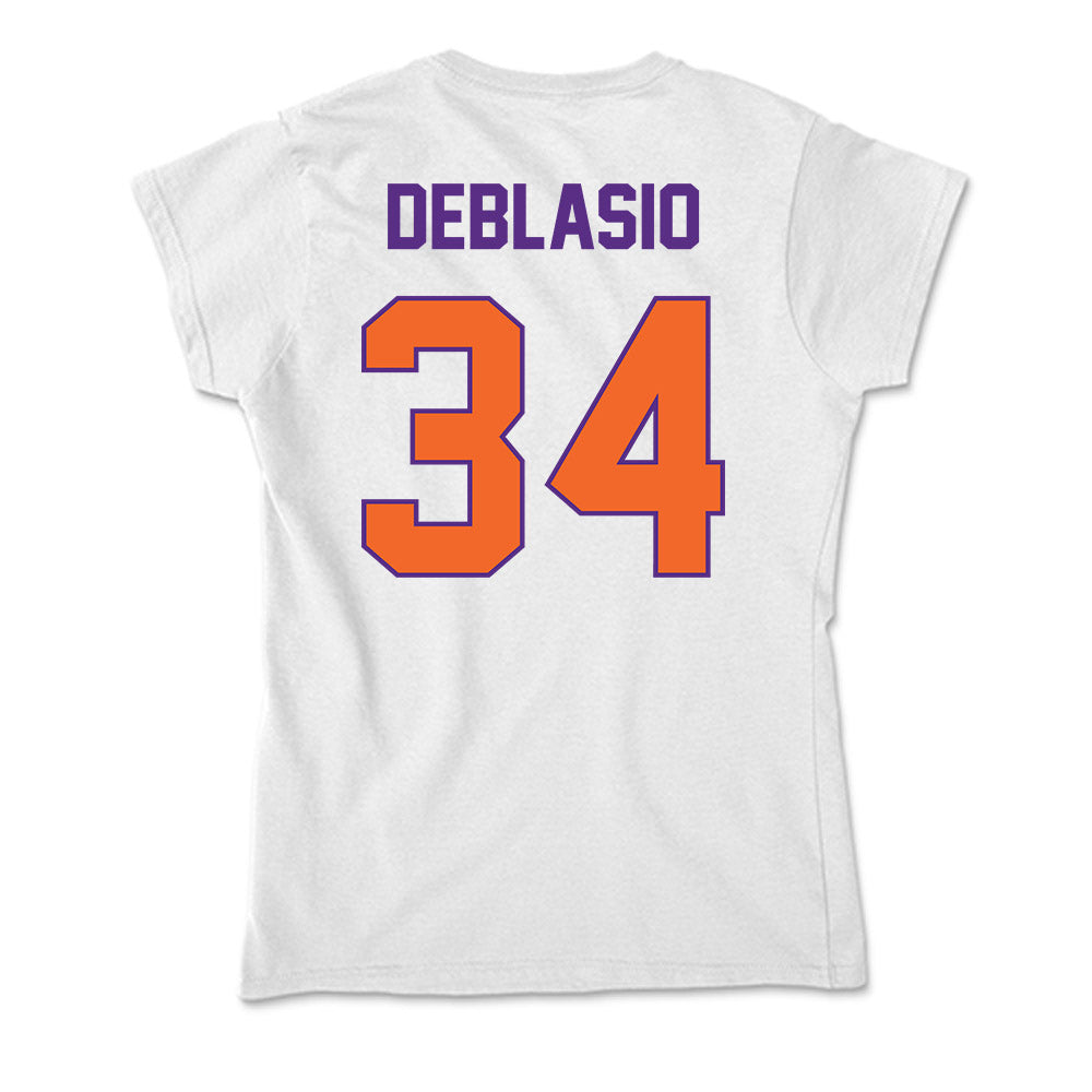 Clemson - NCAA Women's Lacrosse : Jordan DeBlasio - Soft Style Women’s T-Shirt-1