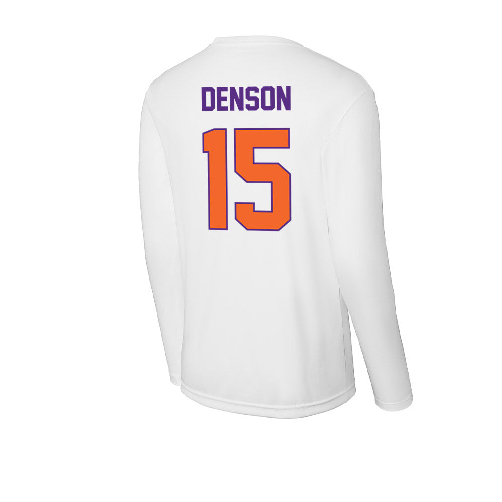 Clemson - NCAA Football : Chris Denson - Activewear Long Sleeve T-Shirt-1