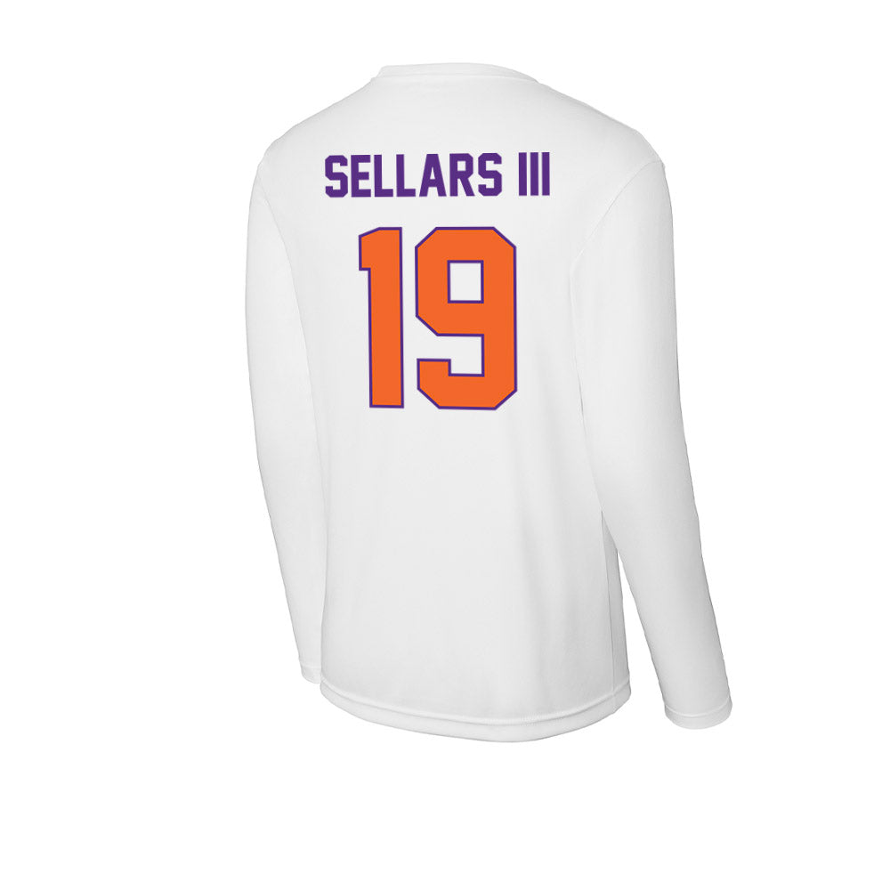 Clemson - NCAA Football : Gordon Sellars III - Activewear Long Sleeve T-Shirt-1
