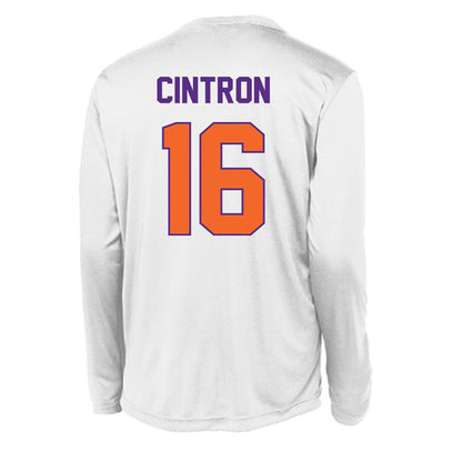 Clemson - NCAA Softball : Macey Cintron - Activewear Long Sleeve T-Shirt