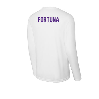 Clemson - NCAA Women's Track & Field : Emma Fortuna - Activewear Long Sleeve T-Shirt-1