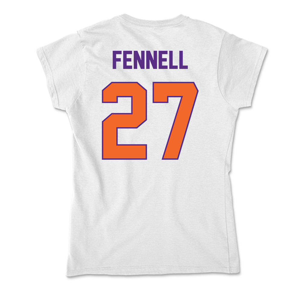 Clemson - NCAA Softball : Riley Fennell - Soft Style Women’s T-Shirt-1