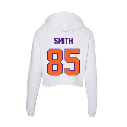 Clemson - NCAA Football : Jackson Smith - Women's Crop Fleece Hoodie-1