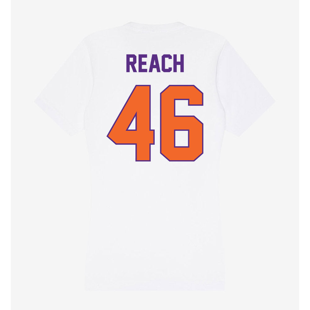 Clemson - NCAA Football : Jackson Reach - Women's V-Neck T-Shirt-1